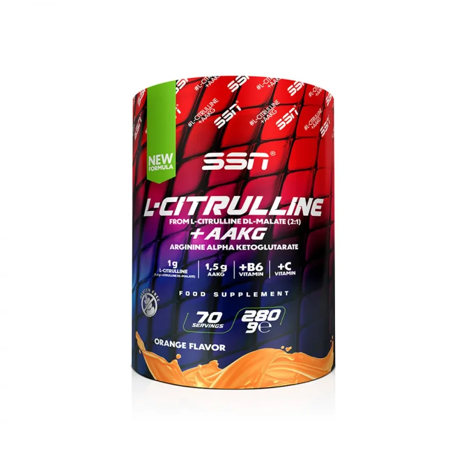 SSN Sports Ssn Citrulline Malate Aakg 280 G Portakal — 280g 9 servis