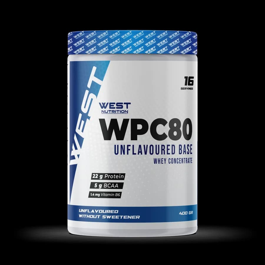 West Nutrition Saf Aromasız Wpc80 400 Gr 16 Servis +vitaminb6 — 400g 16 servis