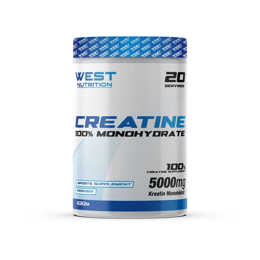 West Nutrition Kreatin Monohidrat 100 Gr 20 Servis Aromasız — 100g 20 servis
