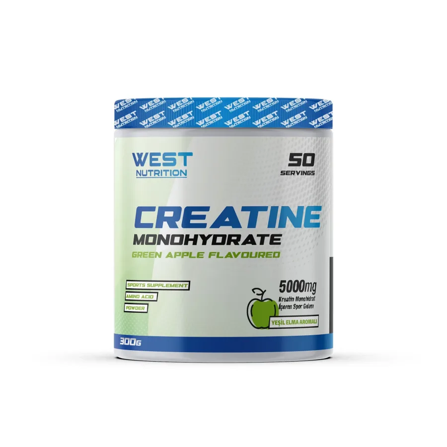 West Nutrition Kreatin Monohdirat 300 Gr 50 Servis Aroma Seçenekli — 300g 50 servis