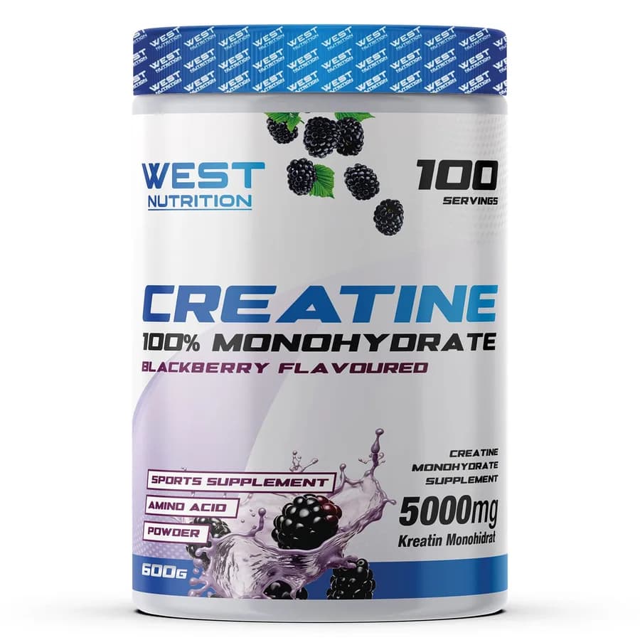 West Nutrition Kreatin Monohdirat 600 Gr 100 Servis Aroma Seçenekli — 600g 100 servis