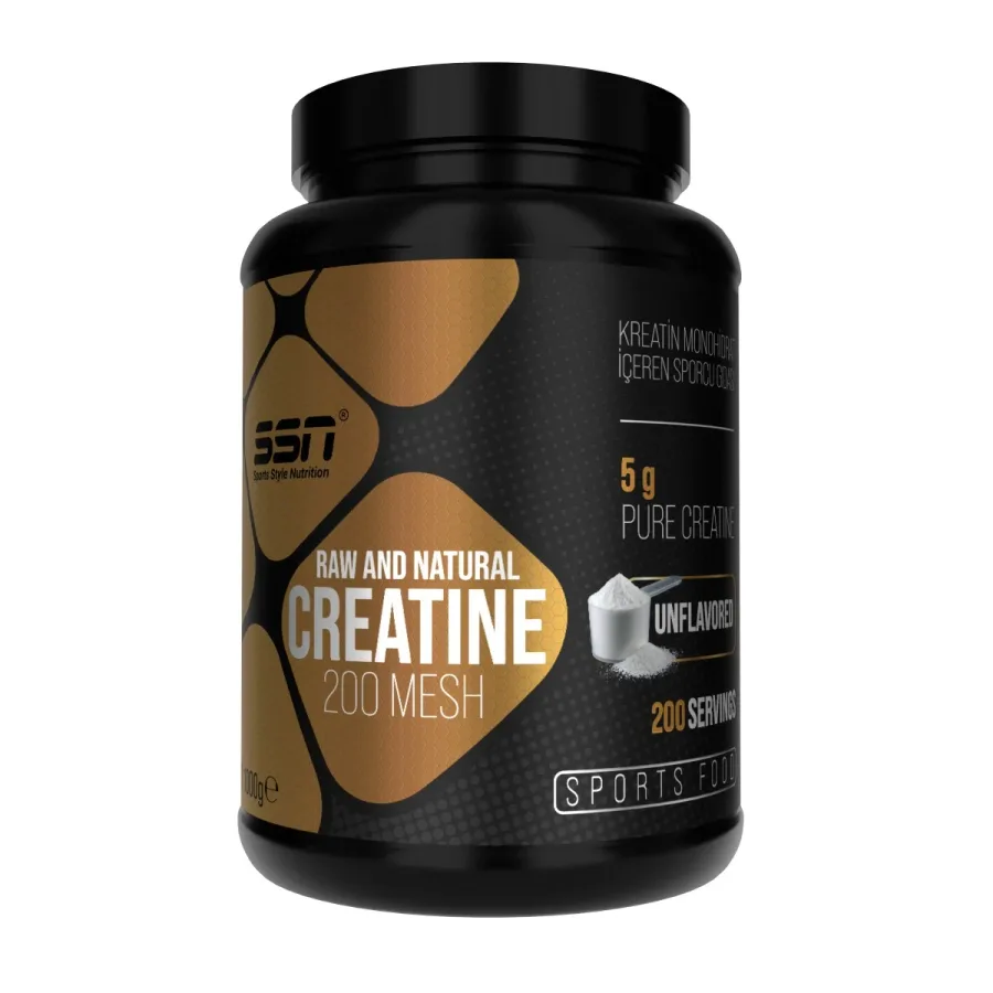 SSN Sports Style Nutrition Raw And Natural Creatine 1000 Gram — 1000g 200 servis