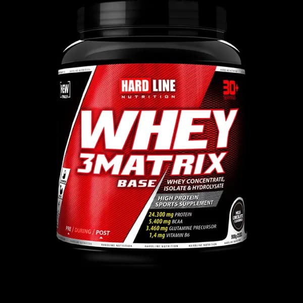 Hardline Whey 3matrix Base 908 Gr — 908g 30 servis