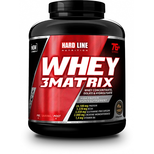 Hardline Whey 3matrix — 2300 g